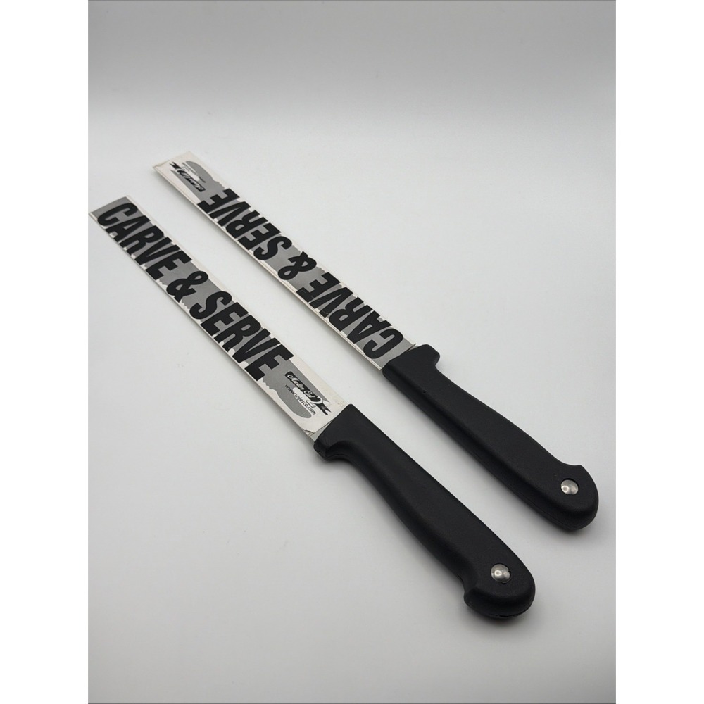 Master Cut 2 By Jesco Serrated Carving Knife 8" Blade, Set Of 2